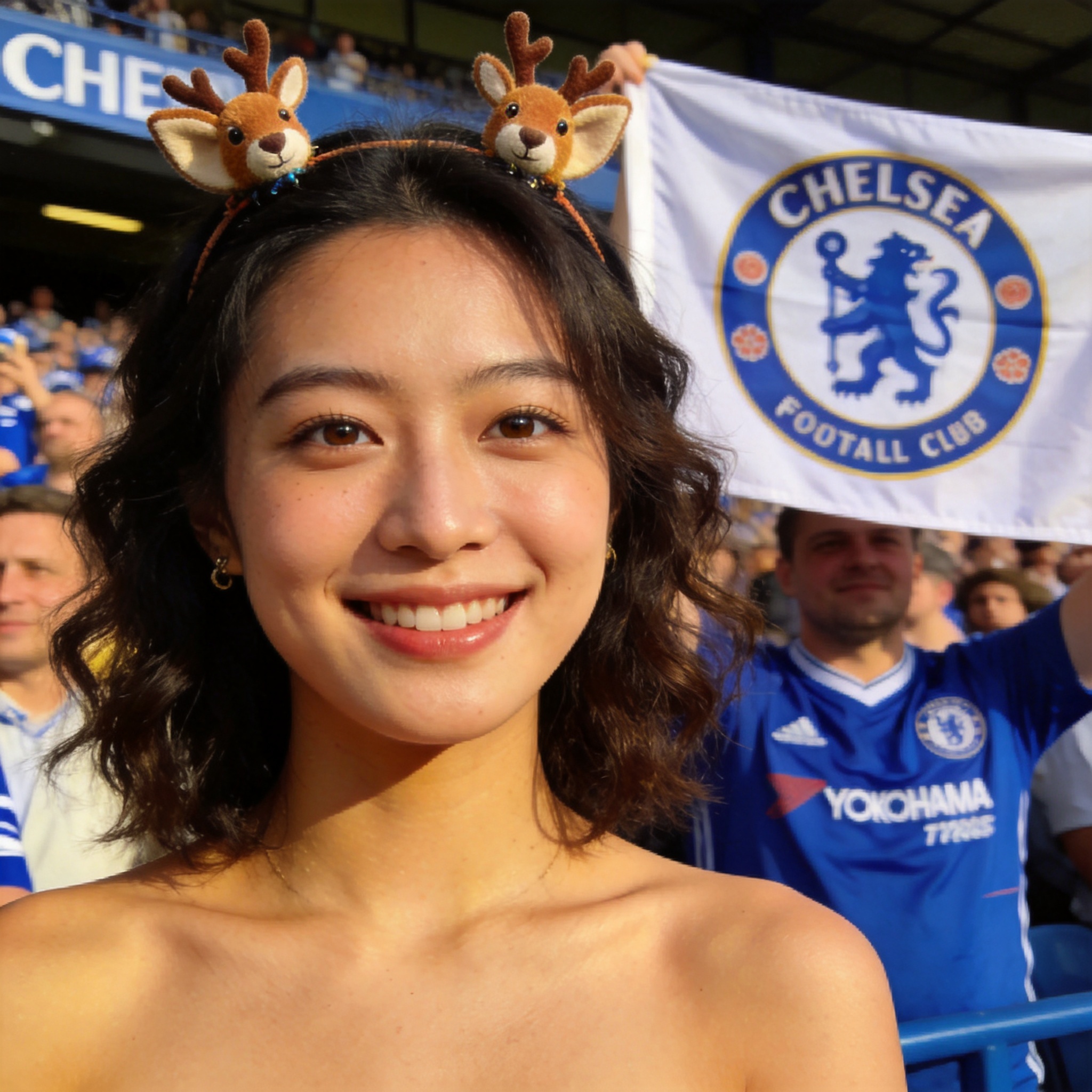 英超女球迷小鹿头像